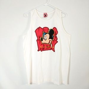 Mickey Inc Vintage 90's Made in USA Tank Top Large
